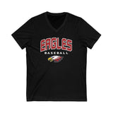 Eagles Baseball V-neck Unisex Jersey Short Sleeve