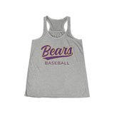 Bears Baseball Women's Flowy Racerback Tank