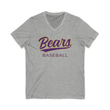 Bears Baseball V-neck Unisex Jersey Short Sleeve