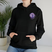 Volleyball Mom Era Purple Unisex Heavy Blend™ Hooded Sweatshirt