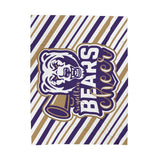 XL Bears Cheer Velveteen Plush Blanket