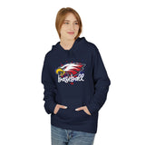 Eagles Splash Baseball Unisex Midweight Softstyle Fleece Hoodie