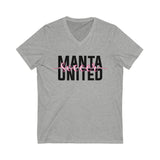 Manta United Soccer V-neck Unisex Jersey Short Sleeve