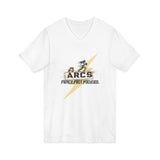 ARCS flag Football V-neck Unisex Jersey Short Sleeve