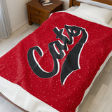 Cats Basketball Velveteen Plush Blanket