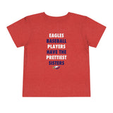 Eagles Sisters Toddler Short Sleeve Tee