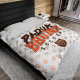 Padua Bruins Soccer Velveteen Plush Blanket