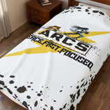 Arcs Flag Football Velveteen Plush Blanket