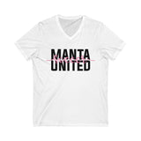 Manta United Soccer V-neck Unisex Jersey Short Sleeve