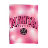 Manta Soccer Velveteen Plush Blanket