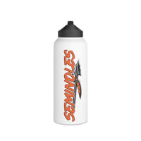 Seminoles Football Stainless Steel Water Bottle, Standard Lid