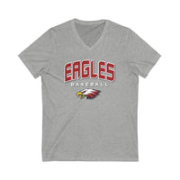 Eagles Baseball V-neck Unisex Jersey Short Sleeve