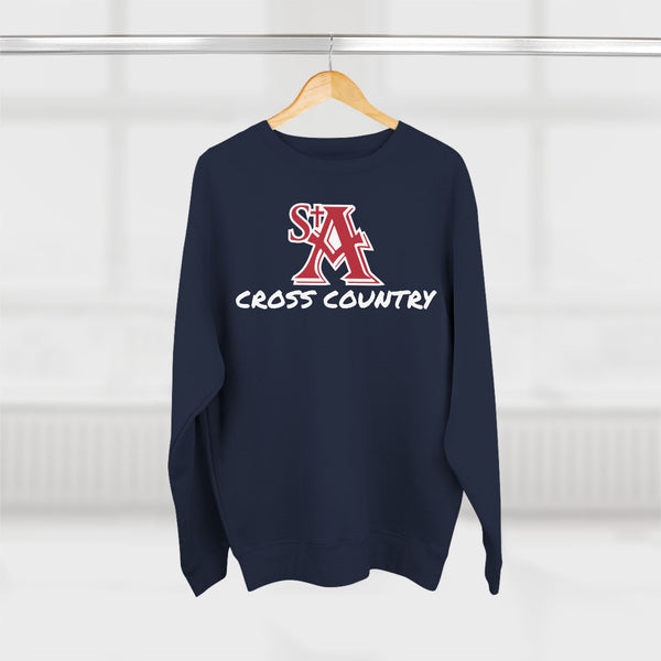 St. Ambrose Cross Country Unisex Premium Crewneck Sweatshirt