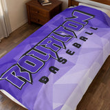 Royalton Baseball Velveteen Plush Blanket