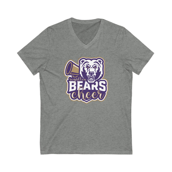 Cheer V-neck Unisex Jersey Short Sleeve