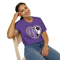 Bears Soccer Heart Unisex Softstyle T-Shirt