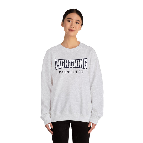 Lightning Fastpitch Unisex Heavy Blend™ Crewneck Sweatshirt