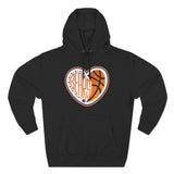 Bears Basketball Heart Unisex Premium Pullover Hoodie