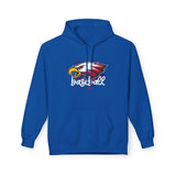 Eagles Splash Baseball Unisex Midweight Softstyle Fleece Hoodie