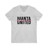 Manta United Soccer V-neck Unisex Jersey Short Sleeve