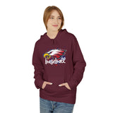 Eagles Splash Baseball Unisex Midweight Softstyle Fleece Hoodie