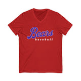 Bears Baseball V-neck Unisex Jersey Short Sleeve