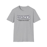 Lightning Fastpitch Unisex Tri-Blend Crew Tee
