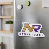 NR Basketball Kiss-Cut Car Magnets - Water Resistant