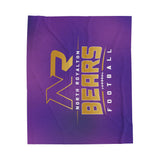 Bears Football Blanket Velveteen Plush Blanket