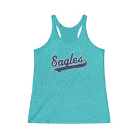 Eagles Women's Tri-Blend Racerback Tank