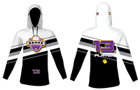 North Royalton, basketball sublimated hoodie black and white 2025 2026