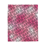 MANTA on Repeat Velveteen Plush Blanket