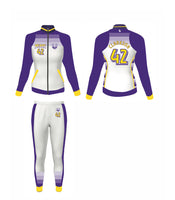 Girls 2023 basketball sublimated track suit