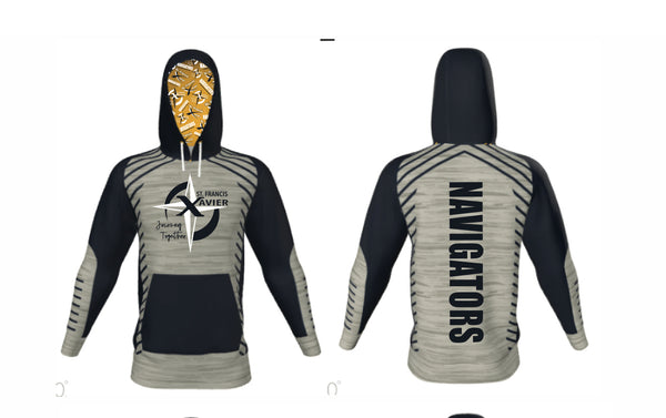 Gray SFX sublimated hoodie