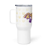 Travel mug with a handle