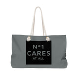 No 1 cares gray Weekender Bag