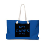 No 1 cares blue Weekender Bag