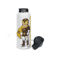 Basketball MJHS Stainless Steel Water Bottle, Standard Lid