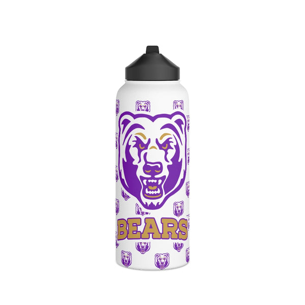 Bears Stainless Steel Water Bottle, Standard Lid