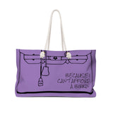 Can’t afford light purple weekend tote