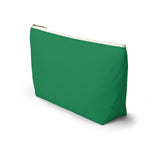 Green I speak fluent Italian Accessory Pouch w T-bottom