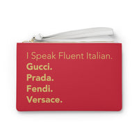 Clutch Fluent Italian - Red