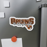 Bruins Volleyball Kiss-Cut Magnets