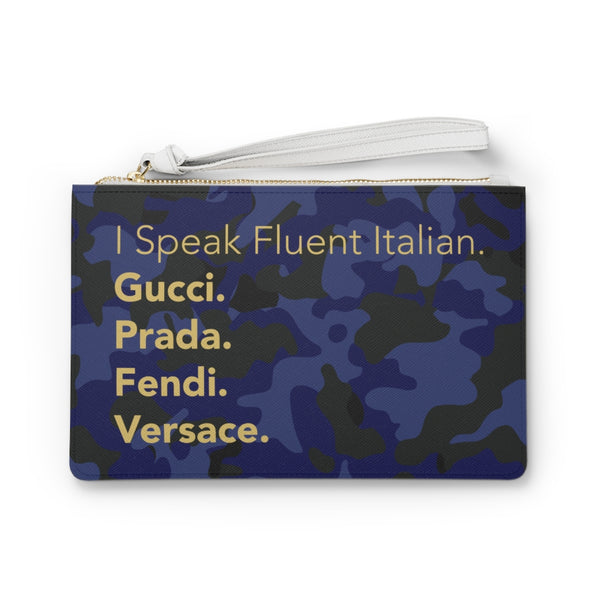 Clutch Fluent Italian - Navy Camo