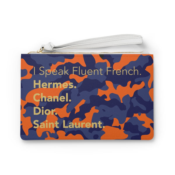 Clutch Fluent French - Navy/Orange Camo