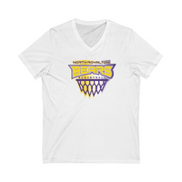 North Royalton Basketball Unisex Jersey Short Sleeve V-Neck Tee