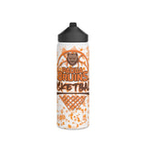 BRUINS Basketball Stainless Steel Water Bottle, Standard Lid