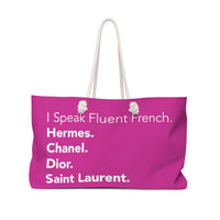 Fluent French - hot pink
