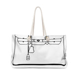 White can’t afford weekend tote