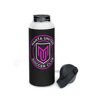 Manta Soccer Stainless Steel Water Bottle, Standard Lid